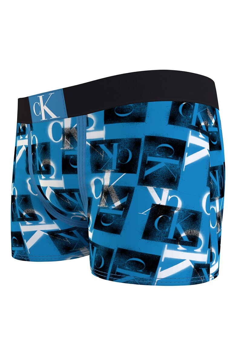 CALVIN KLEIN Боксерки с десен с лого - 2 чифта - Pepit.bg