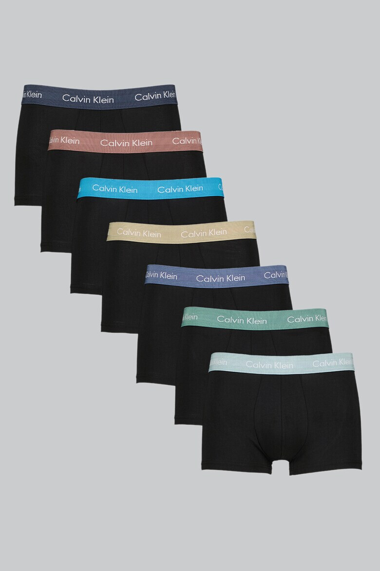CALVIN KLEIN Боксерки с еластична талия и лого - 7 чифта - Pepit.bg