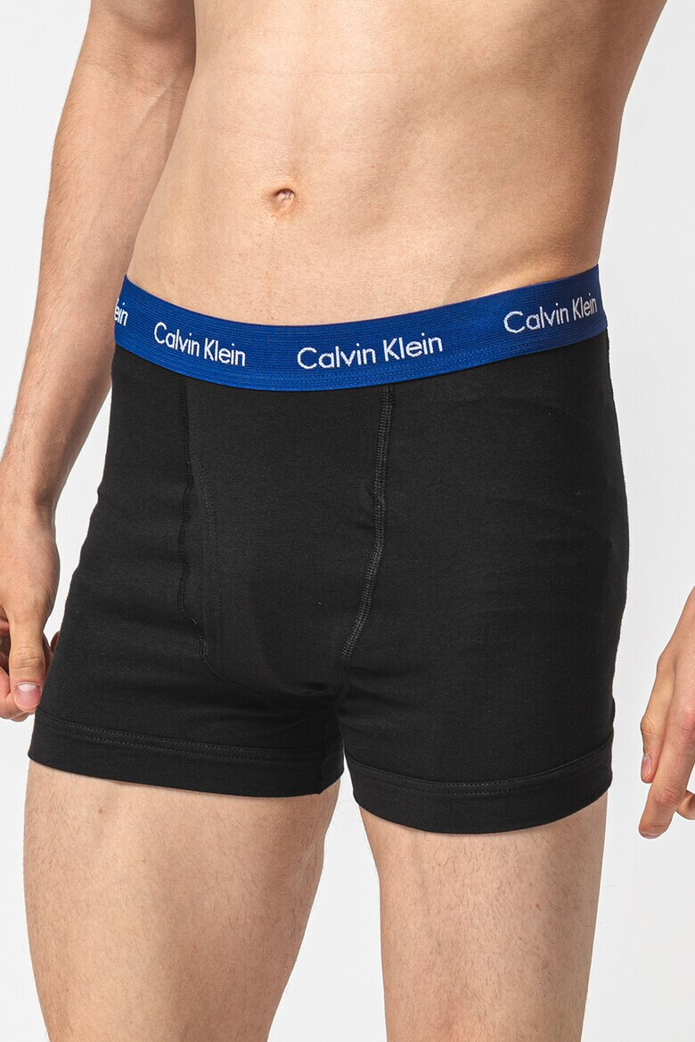 CALVIN KLEIN Боксерки с еластична талия с лого - 3 чифта - Pepit.bg