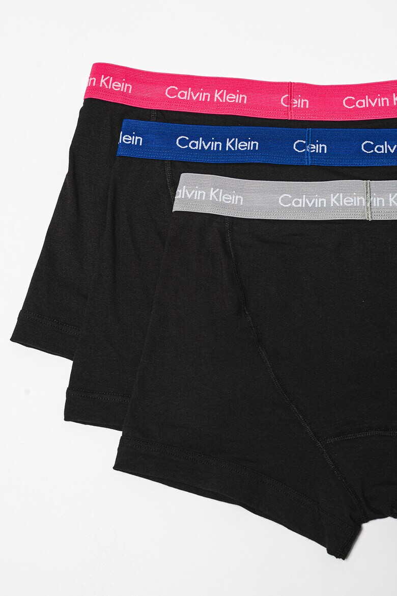 CALVIN KLEIN Боксерки с еластична талия с лого - 3 чифта - Pepit.bg
