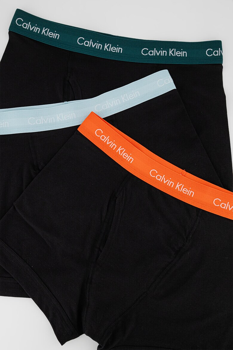 CALVIN KLEIN Боксерки с еластична талия с лого - 3 чифта - Pepit.bg