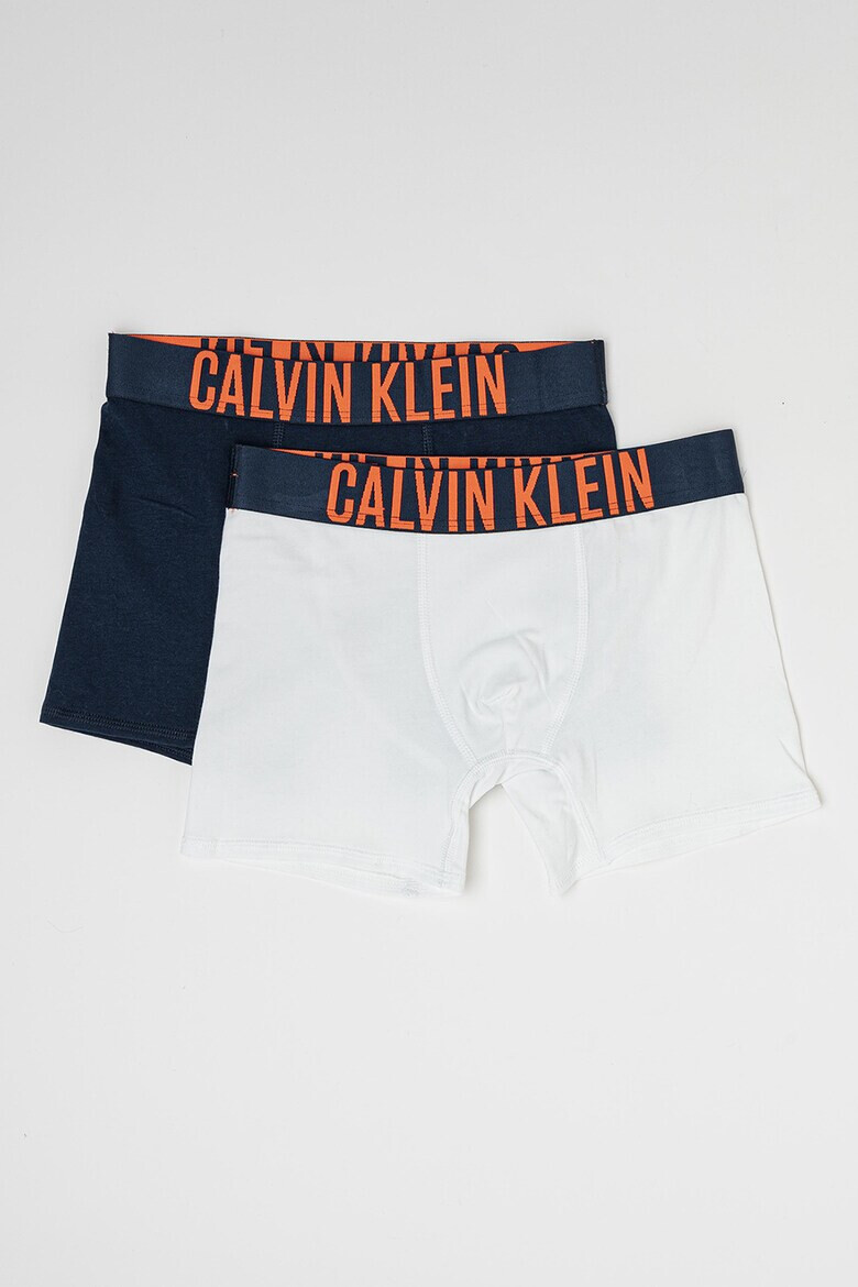 CALVIN KLEIN Боксерки с контрастно лого - 2 чифта - Pepit.bg