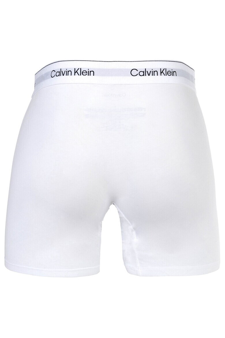 CALVIN KLEIN Боксерки с лого - 3 чифта - Бял/Черен/Сив - Pepit.bg