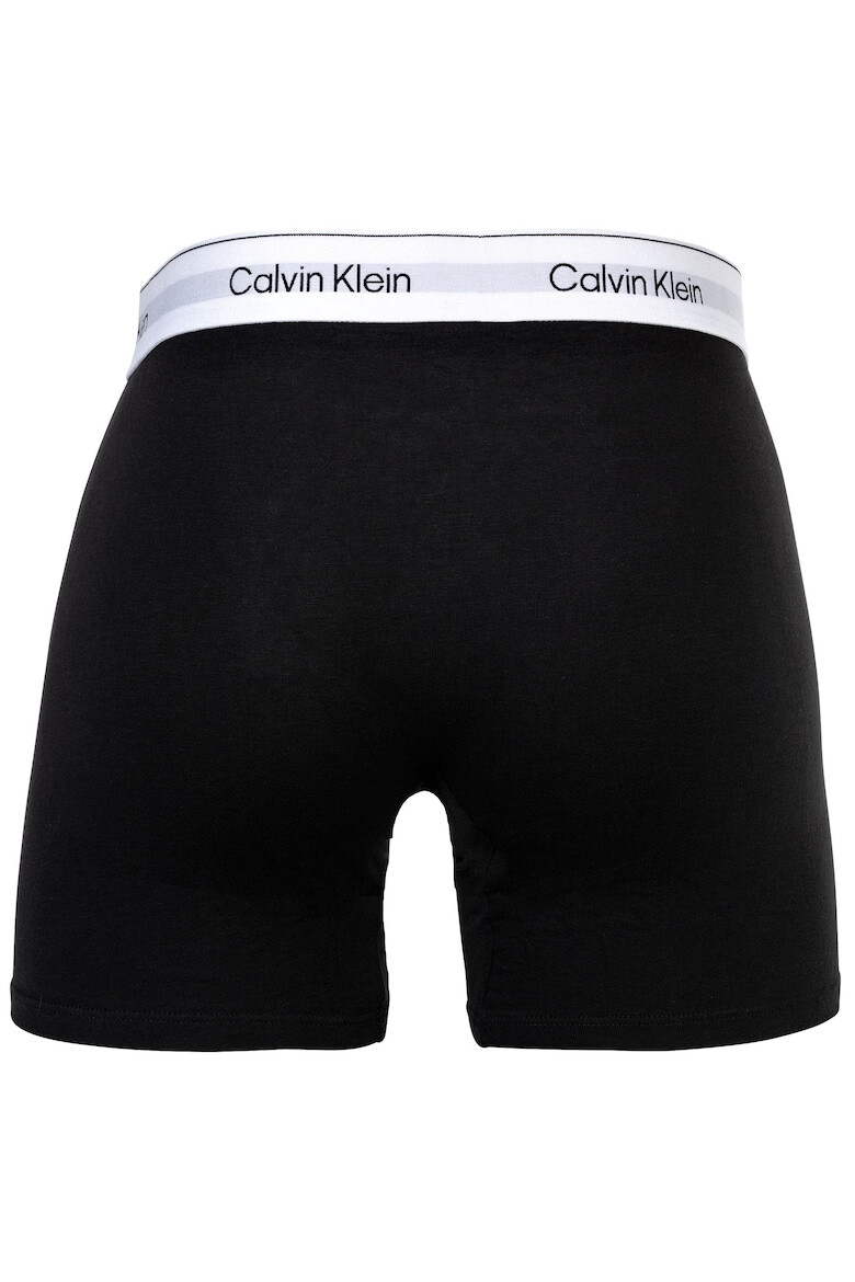 CALVIN KLEIN Боксерки с лого - 3 чифта - Бял/Черен - Pepit.bg