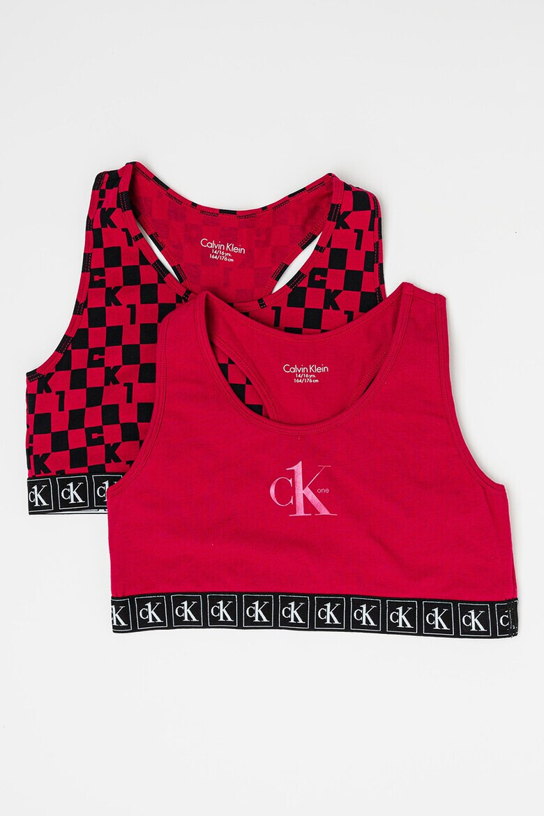 CALVIN KLEIN Бюстиета с лого - 2 броя - Pepit.bg