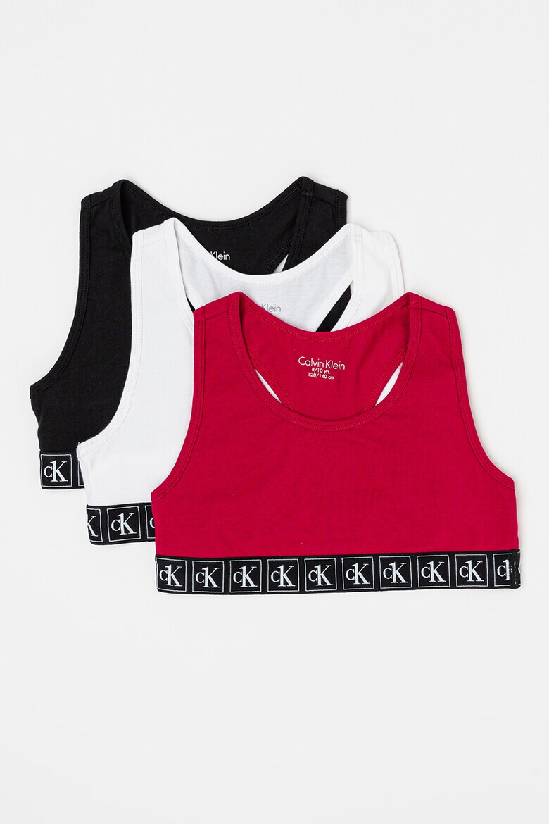 CALVIN KLEIN Бюстиета с памук - 3 броя - Pepit.bg