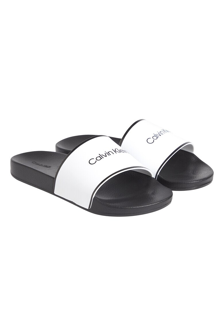 CALVIN KLEIN Чехли с релефно лого - Pepit.bg