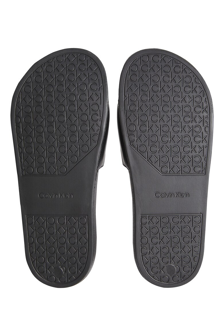 CALVIN KLEIN Чехли с релефно лого - Pepit.bg