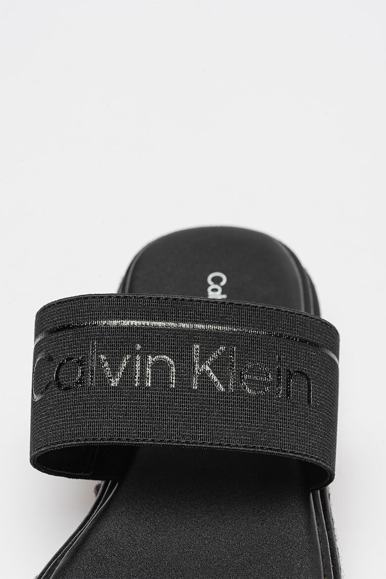 CALVIN KLEIN Чехли тип еспадрили с равна платформа - Pepit.bg