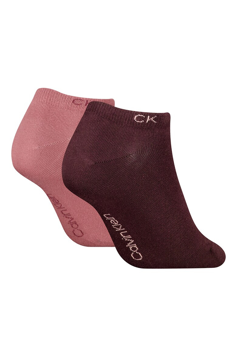 CALVIN KLEIN Чорапи до глезена с лого - 2 чифта - Pepit.bg