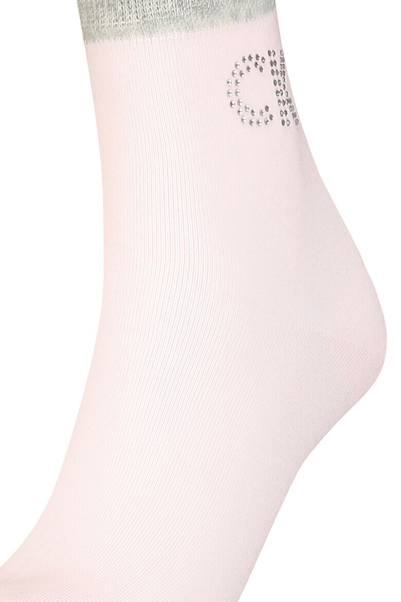 CALVIN KLEIN Чорапи с декоративни камъни - 1 чифт - Pepit.bg