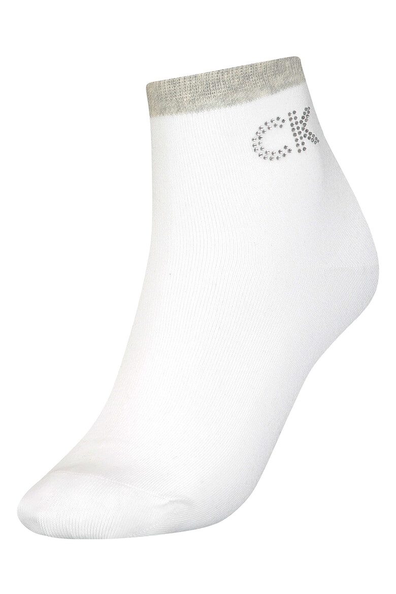 CALVIN KLEIN Чорапи с декоративни камъни - 1 чифт - Pepit.bg