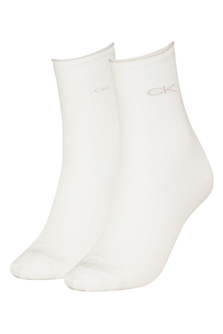 CALVIN KLEIN Чорапи с изчистен дизайн - 2 чифта - Pepit.bg
