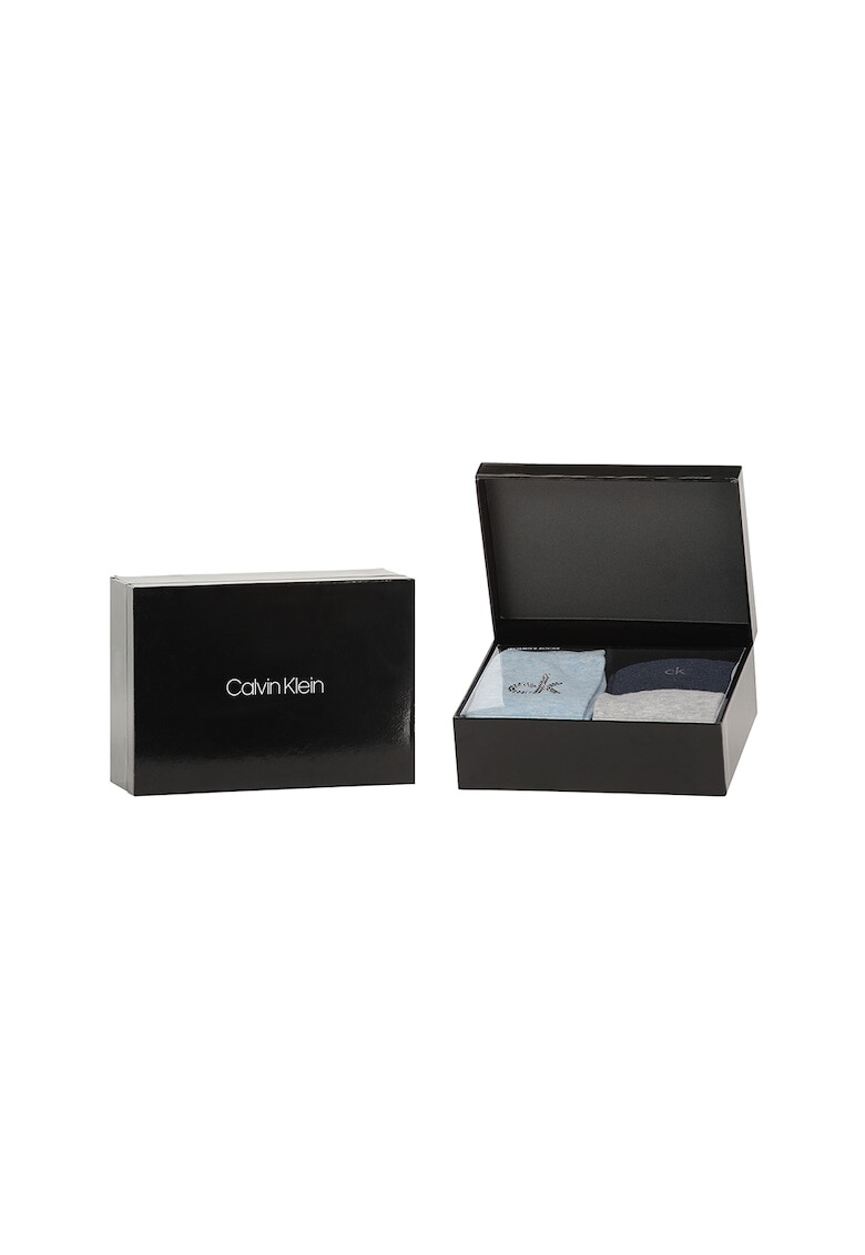 CALVIN KLEIN Чорапи с лого - 3 чифта - Pepit.bg