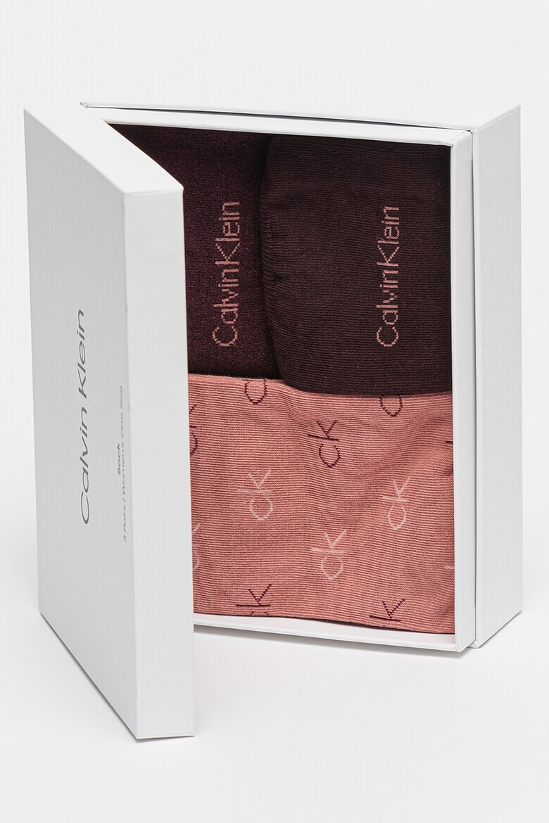 CALVIN KLEIN Чорапи с лого - 3 чифта - Pepit.bg