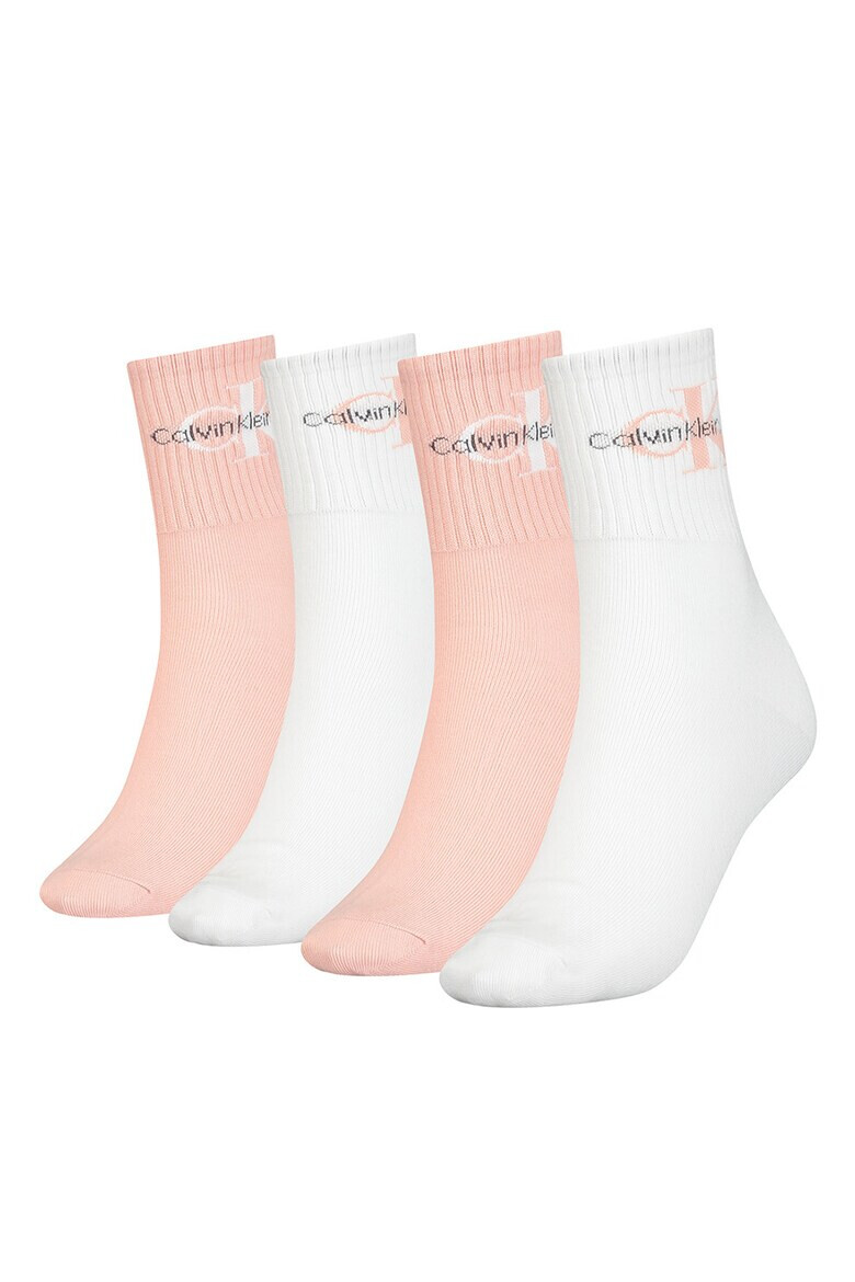 CALVIN KLEIN Чорапи с лого - 4 чифта - Pepit.bg