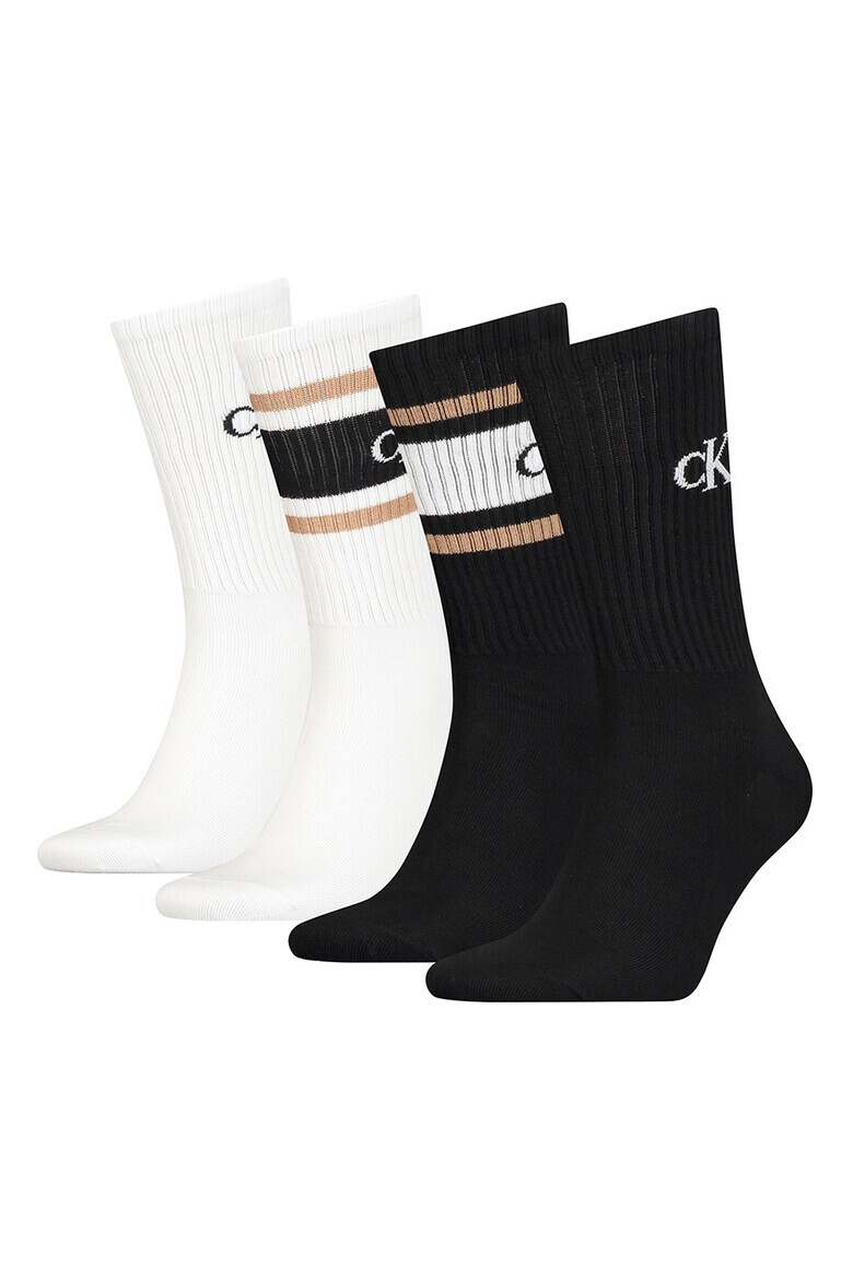 CALVIN KLEIN Чорапи с памук - 4 чифта - Pepit.bg