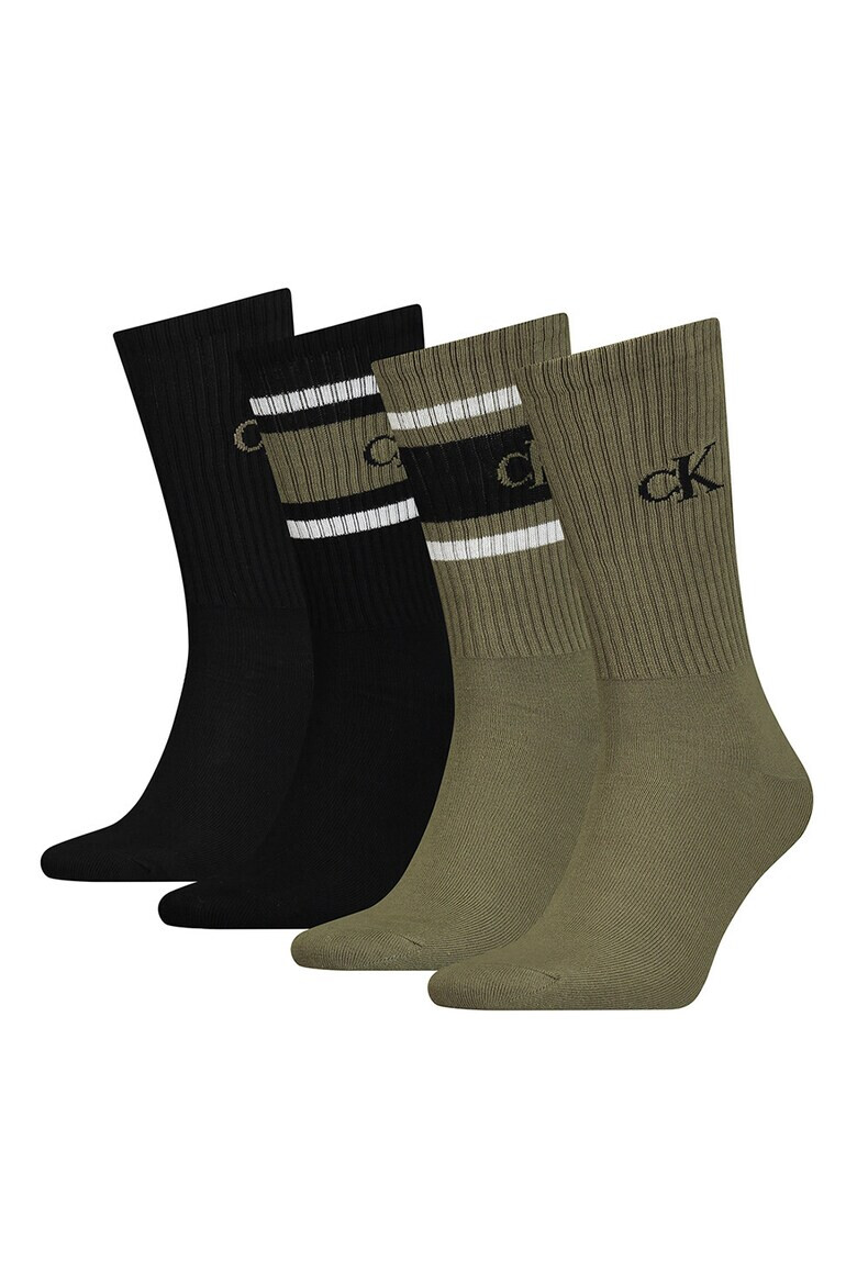 CALVIN KLEIN Чорапи с памук - 4 чифта - Pepit.bg