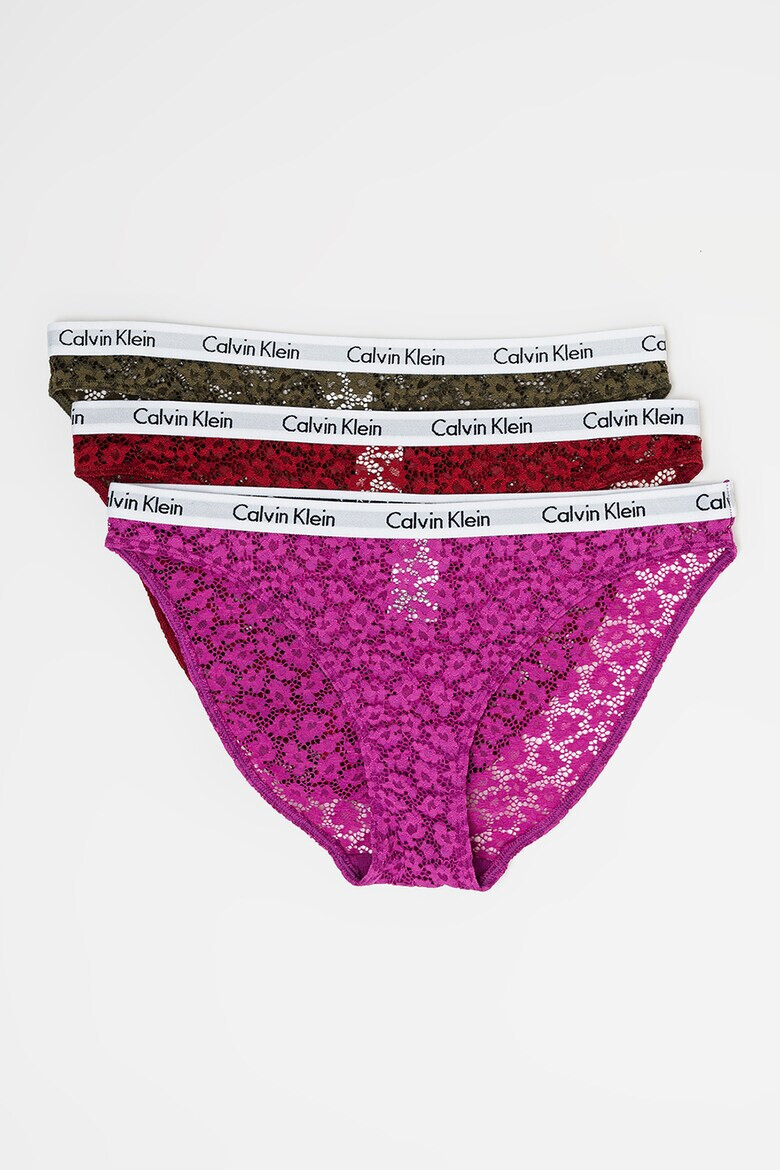 CALVIN KLEIN Дантелени бикини 3 чифта - Pepit.bg