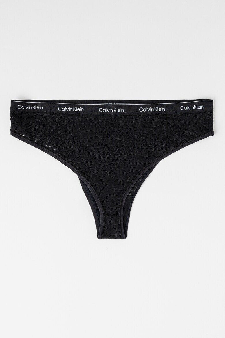 CALVIN KLEIN Дантелени бикини с животинска шарка - 3 чифта - Pepit.bg