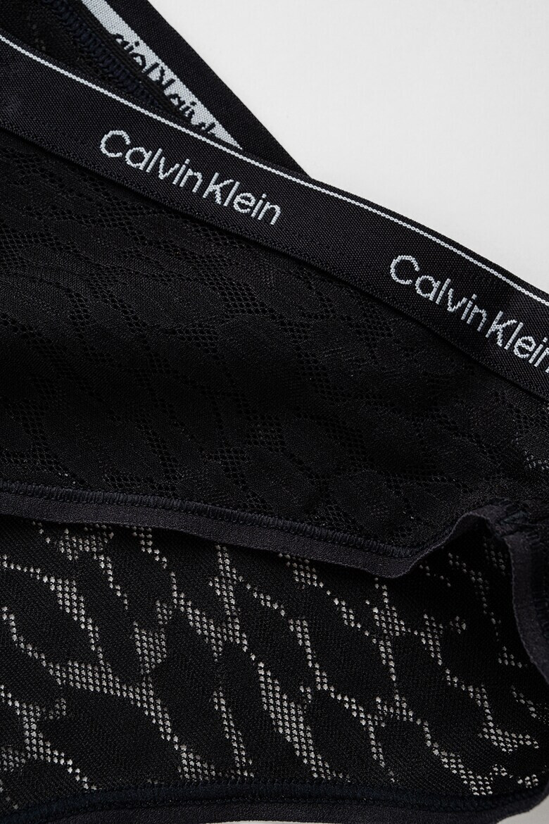 CALVIN KLEIN Дантелени бикини с животинска шарка - 3 чифта - Pepit.bg