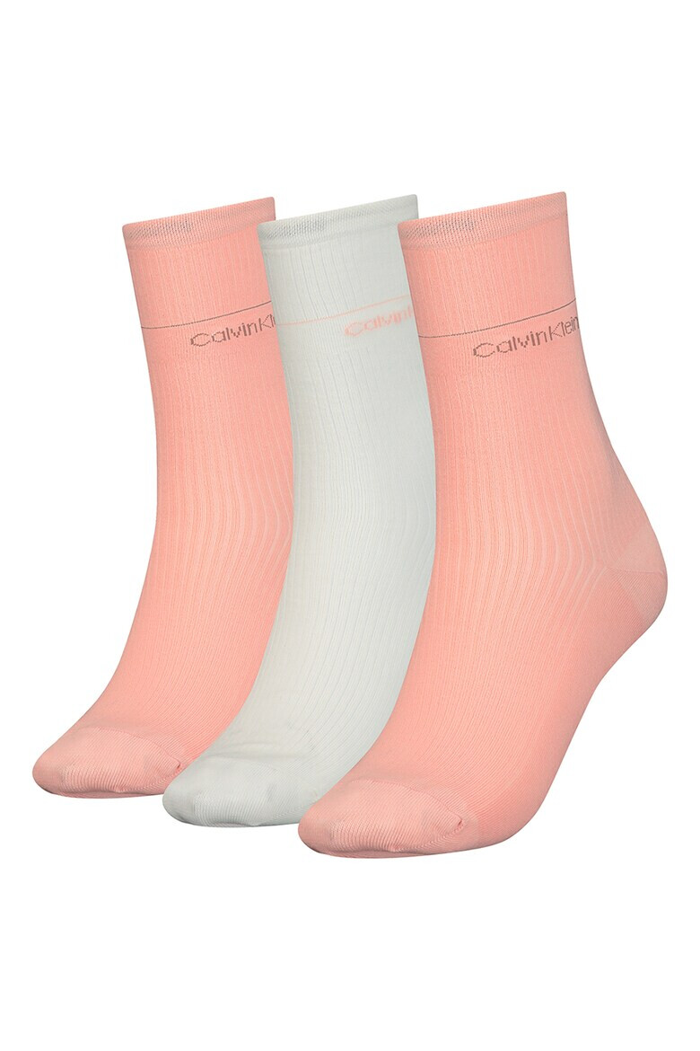 CALVIN KLEIN Дълги чорапи - 3 чифта - Pepit.bg