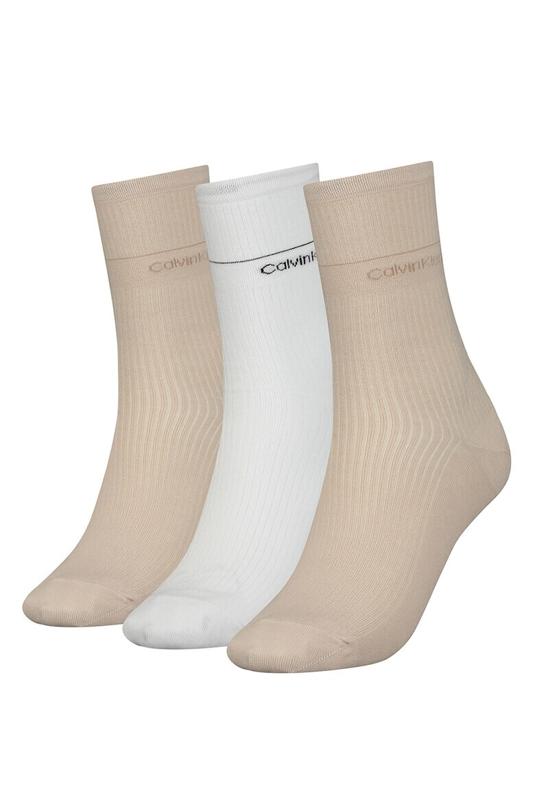 CALVIN KLEIN Дълги чорапи - 3 чифта - Pepit.bg