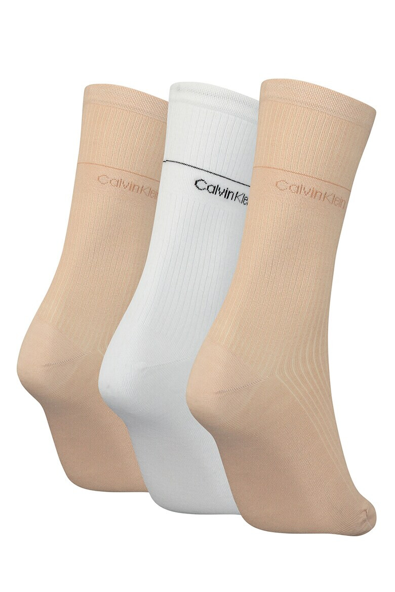 CALVIN KLEIN Дълги чорапи - 3 чифта - Pepit.bg
