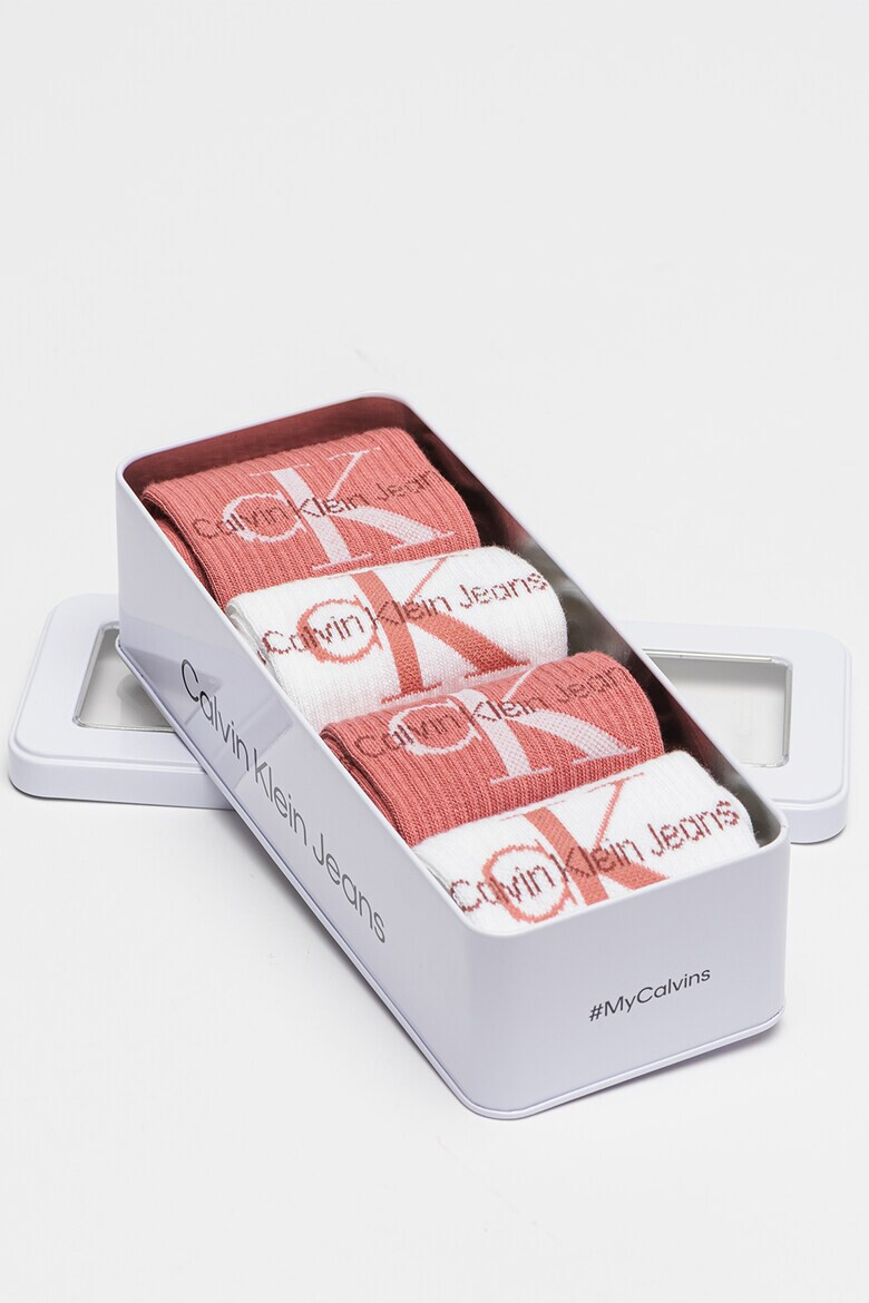 CALVIN KLEIN Дълги чорапи - 4 чифта - Pepit.bg