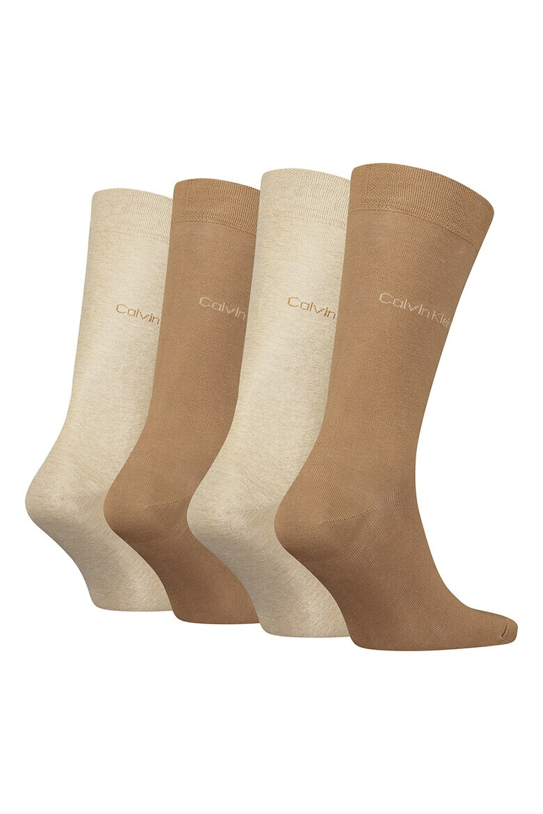 CALVIN KLEIN Дълги чорапи с лого - 4 чифта - Pepit.bg