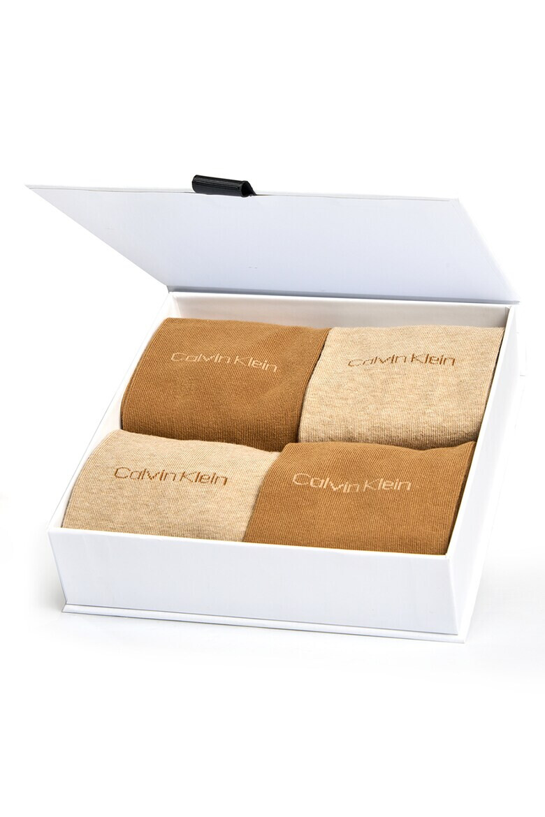CALVIN KLEIN Дълги чорапи с лого - 4 чифта - Pepit.bg