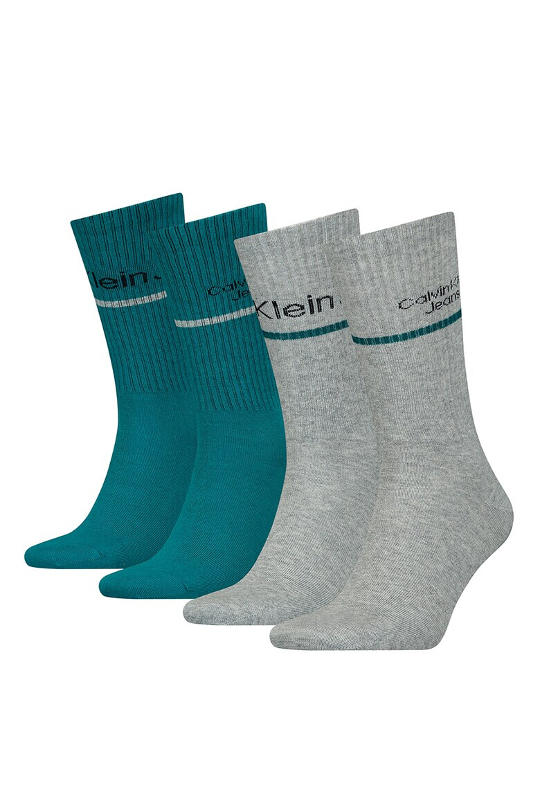 CALVIN KLEIN Дълги чорапи с лого - 4 чифта - Pepit.bg