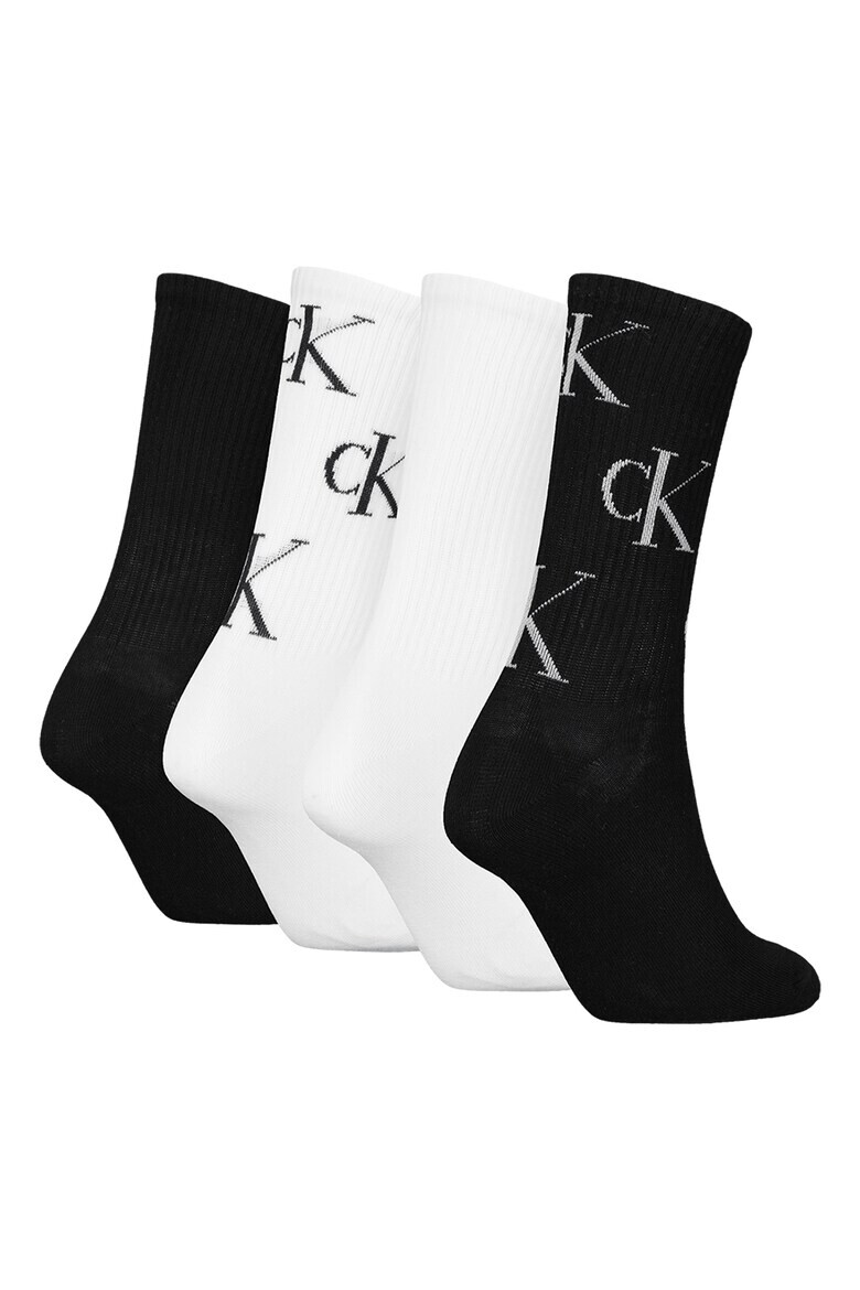 CALVIN KLEIN Дълги чорапи с лого - 4 чифта - Pepit.bg