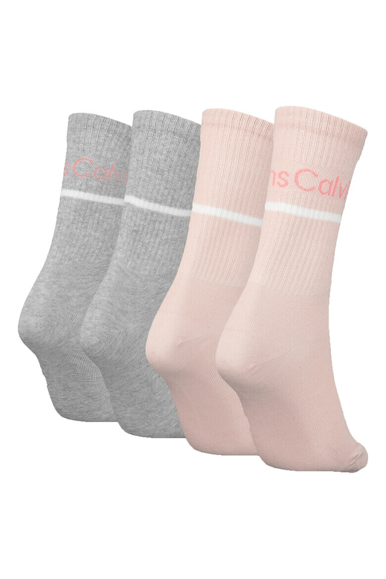CALVIN KLEIN Дълги чорапи с лого - 4 чифта - Pepit.bg