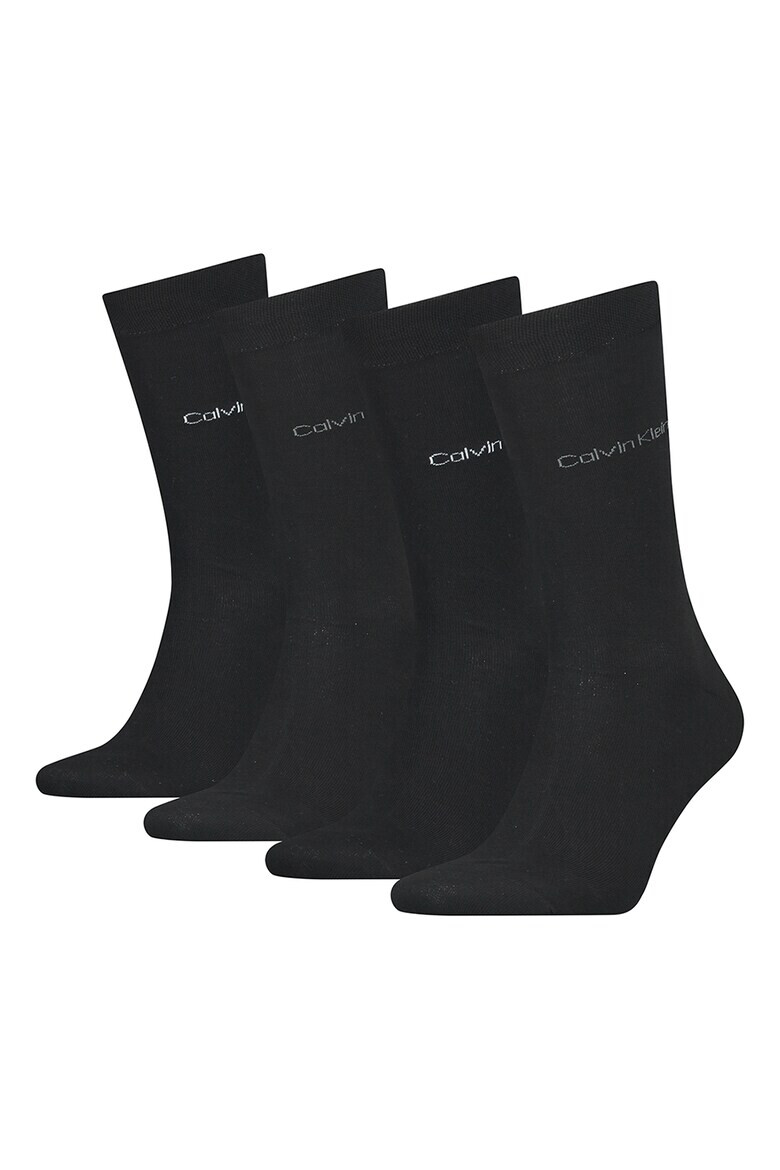 CALVIN KLEIN Дълги чорапи с лого - 4 чифта - Pepit.bg
