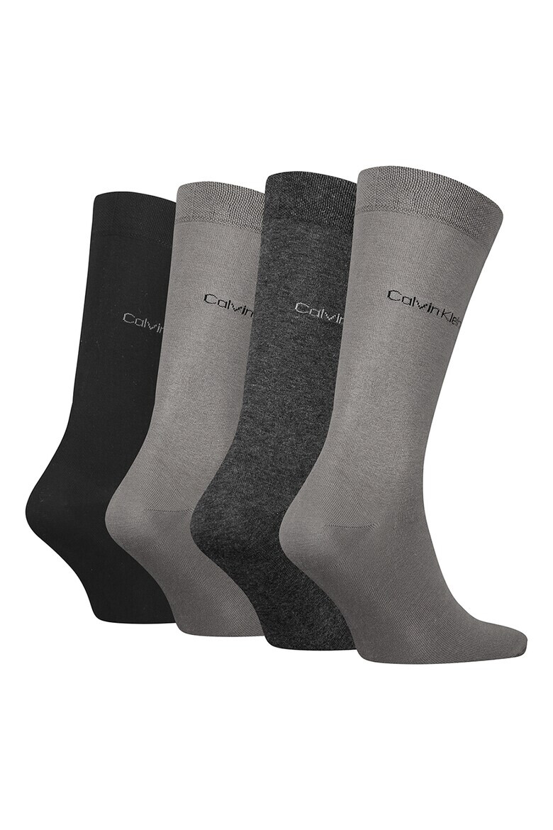 CALVIN KLEIN Дълги чорапи с лого - 4 чифта - Pepit.bg