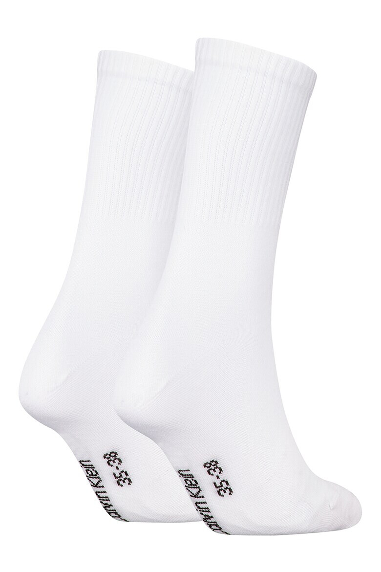 CALVIN KLEIN Дълги рипсени чорапи - 2 чифта - Pepit.bg