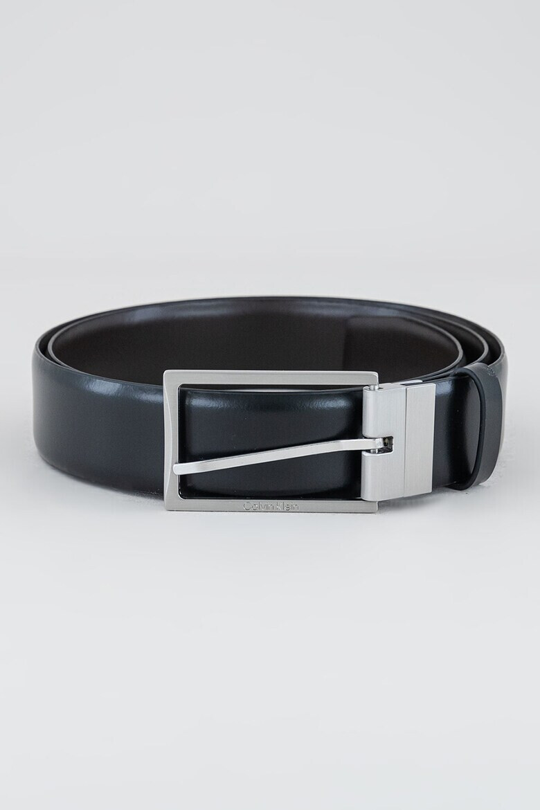CALVIN KLEIN Двулицев кожен колан - Pepit.bg