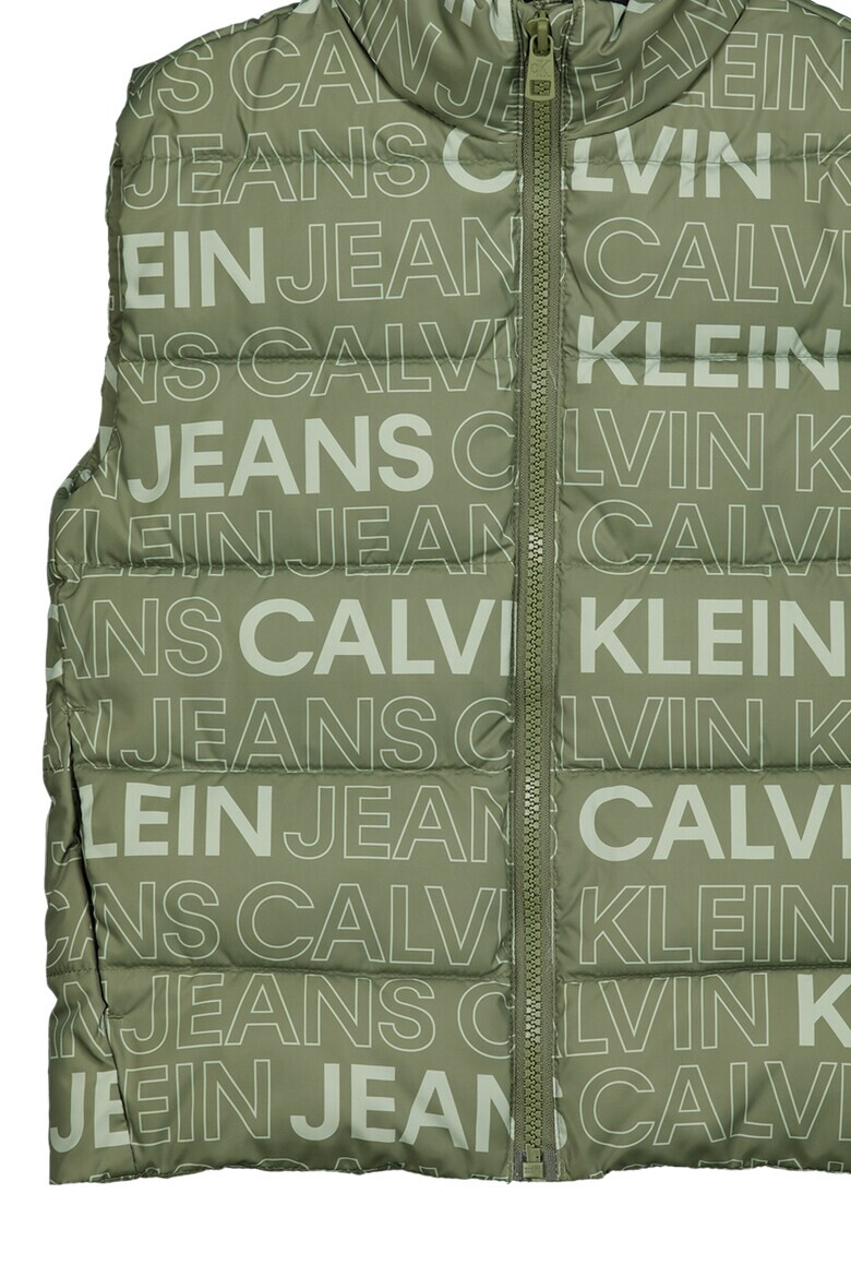 CALVIN KLEIN Елек с цип и лого - Pepit.bg