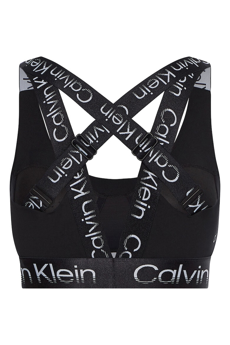 CALVIN KLEIN Фитнес бюстие с лого - Pepit.bg