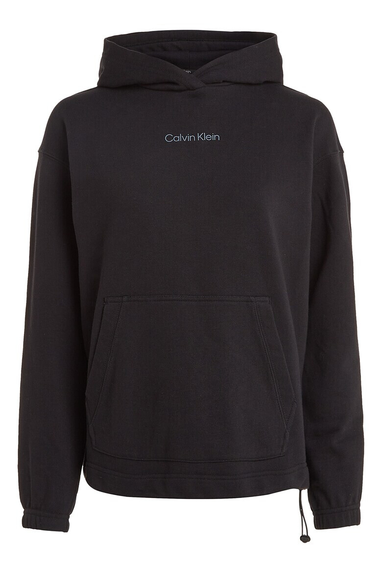 CALVIN KLEIN Фитнес худи с джоб кенгуру - Pepit.bg