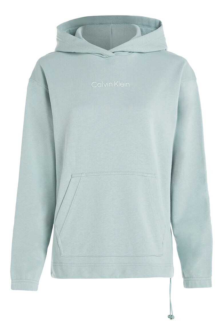 CALVIN KLEIN Фитнес худи с джоб кенгуру - Pepit.bg