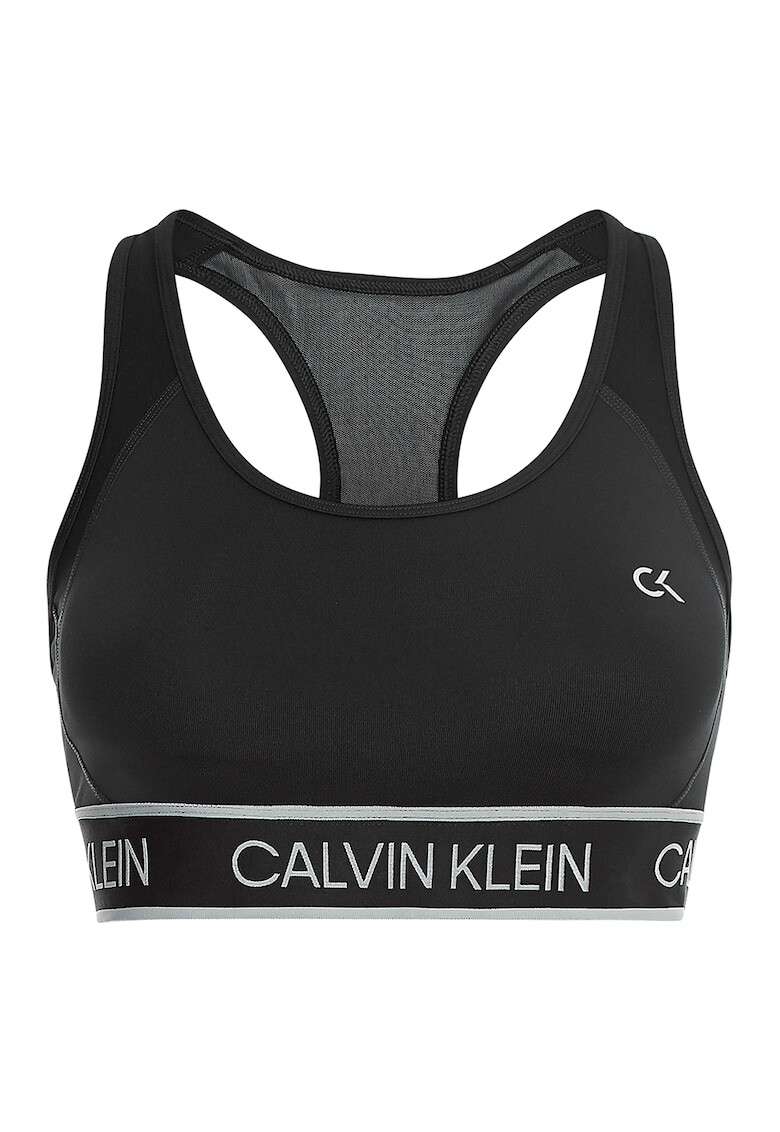 CALVIN KLEIN Фитнес сутиен с лого - Pepit.bg