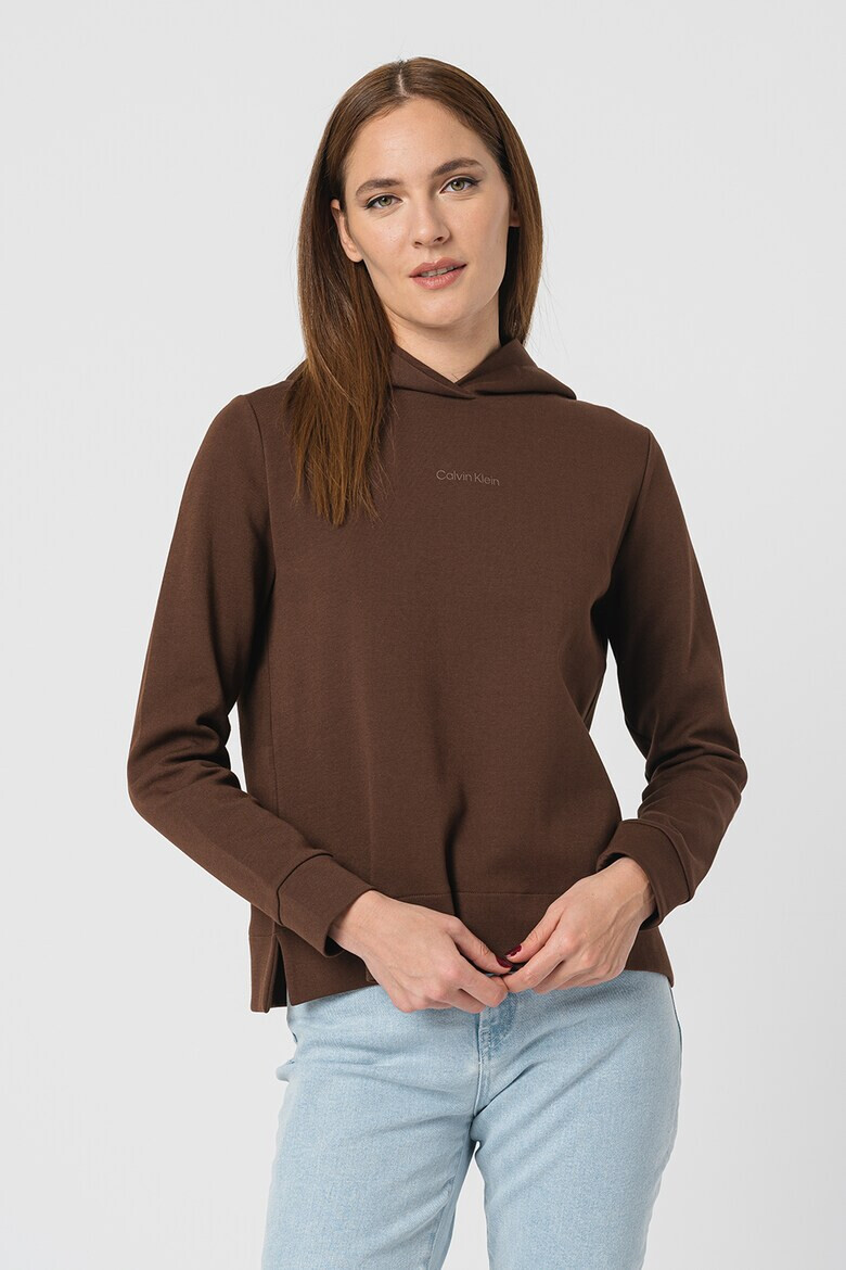 CALVIN KLEIN Худи с цепки встрани - Pepit.bg