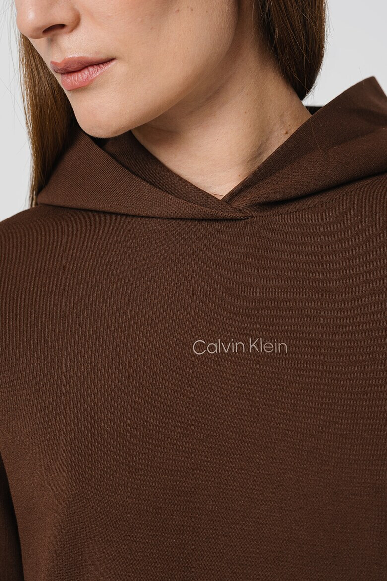 CALVIN KLEIN Худи с цепки встрани - Pepit.bg