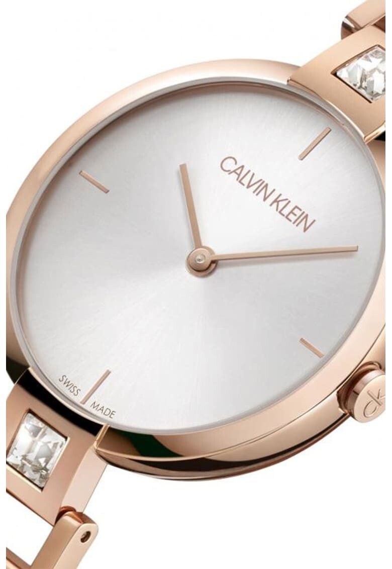 CALVIN KLEIN Иноксов часовник с кристали - Pepit.bg