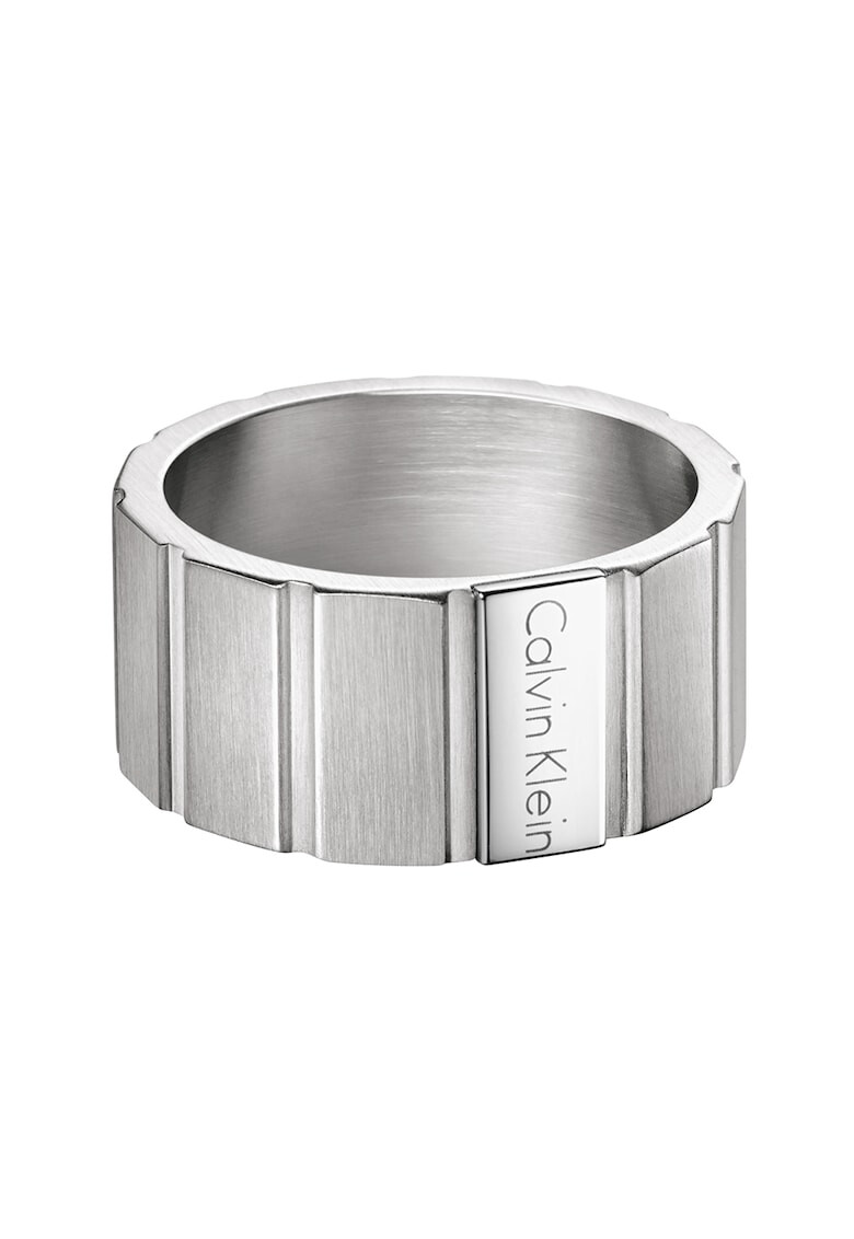 CALVIN KLEIN Иноксов пръстен с лого - Pepit.bg