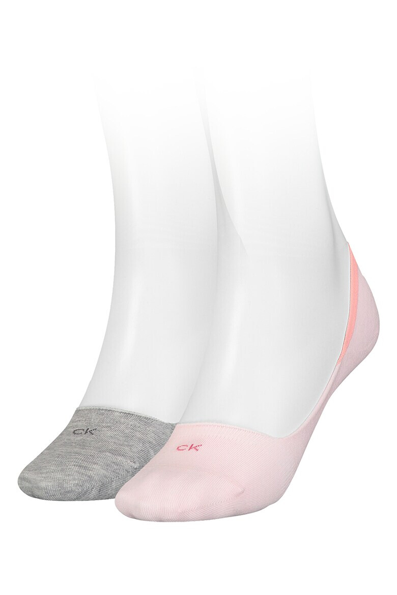 CALVIN KLEIN Изрязани чорапи - 2 чифта - Pepit.bg