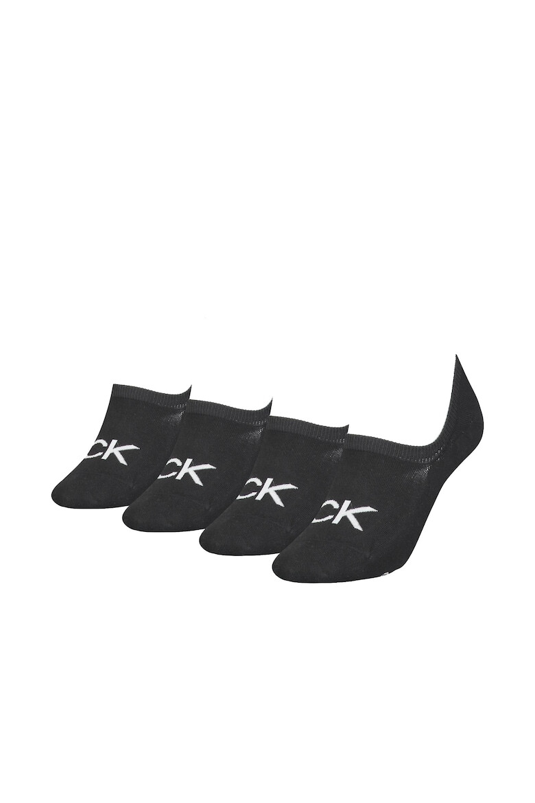 CALVIN KLEIN Изрязани чорапи Kristal - 4 чифта - Pepit.bg