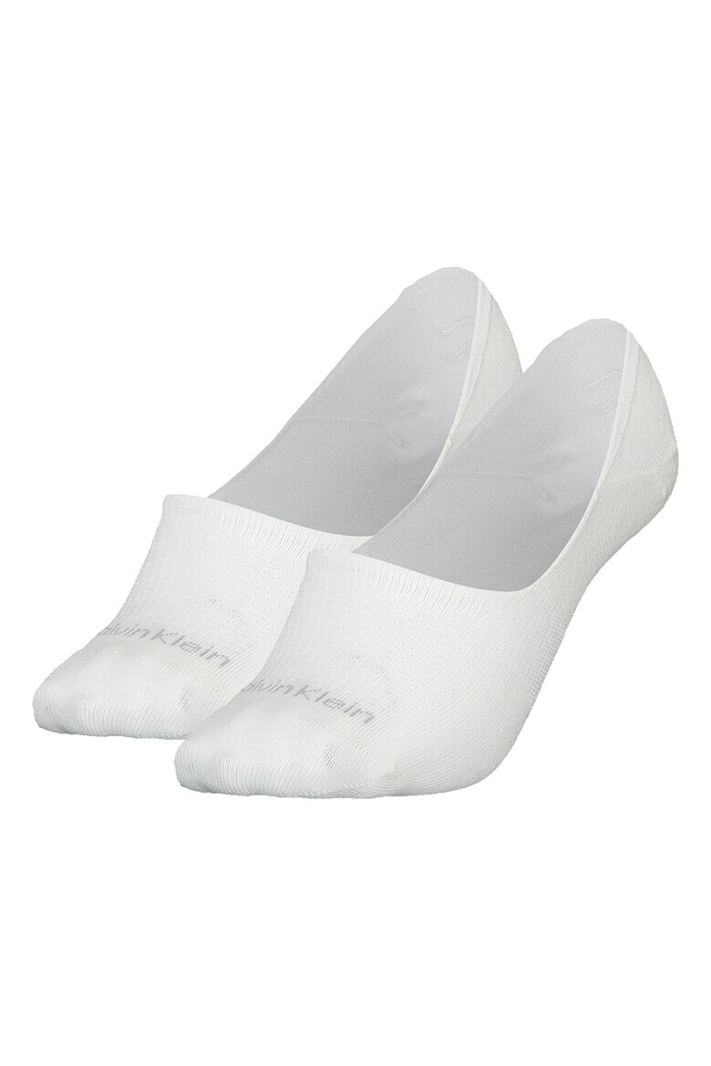 CALVIN KLEIN Изрязани чорапи с памук 2 чифта - Pepit.bg